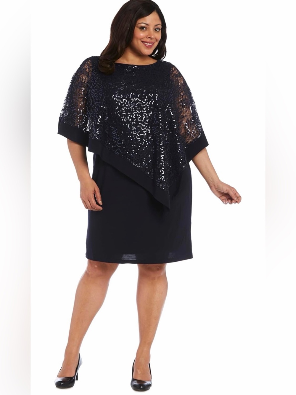 NWT-R&M Richards Womens Casual Poncho Dress